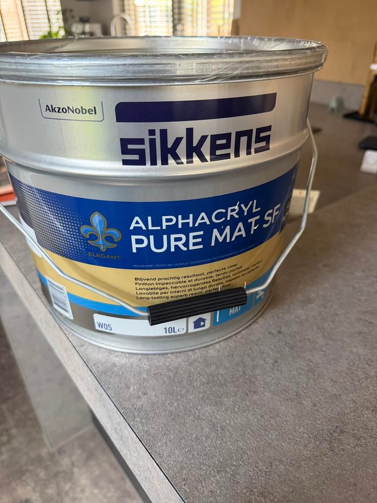 Alphacryl pure mat SF - kleur LAB ibiza rush, Doe-het-zelf en Verbouw, Verf, Beits en Lak, Ophalen, Zo goed als nieuw