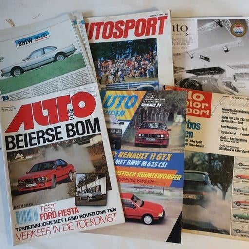 BMW 635 6-serie bladen tijdschriften documentatie SET PRIJS, Ophalen of Verzenden, Gelezen, BMW