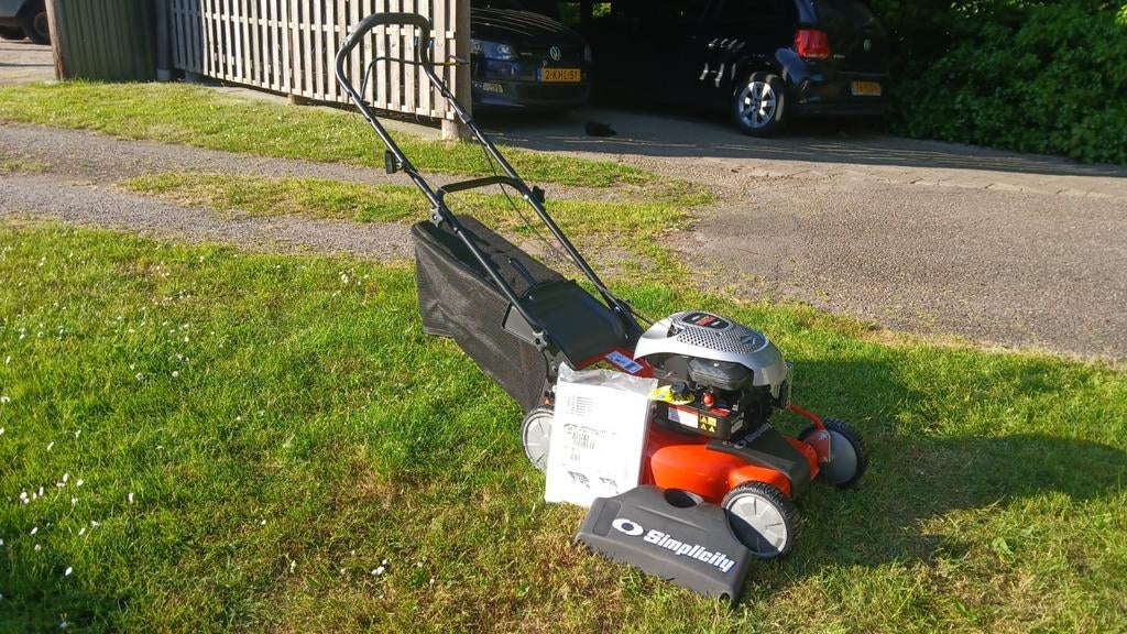 Simplicity grasmaaier, Tuin en Terras, Grasmaaiers, Nieuw, 50 cm of meer, Ophalen of Verzenden