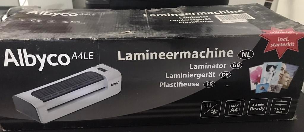 Lamineermachine, Ophalen of Verzenden, Zo goed als nieuw, Overige thema's