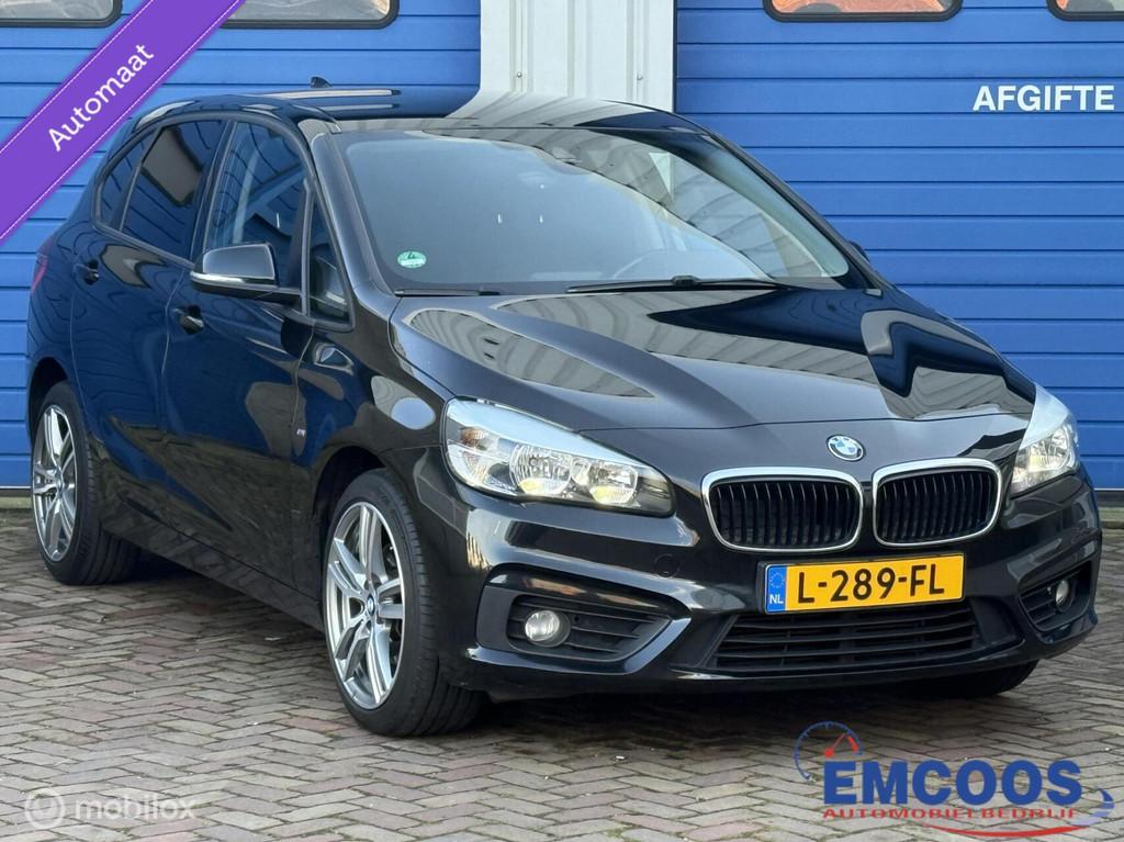 BMW 2-serie Active Tourer M-Sport 216d * Airco * Automaat *, Auto's, BMW, Navigatiesysteem, Gebruikt, 116 pk, Zwart