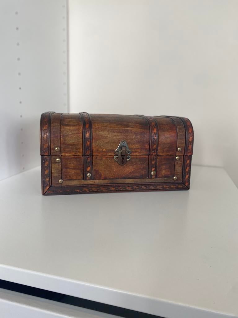 Merkloose Schatkist Decoratie, Ophalen of Verzenden, Zo goed als nieuw, 50 tot 100 cm, Minder dan 50 cm