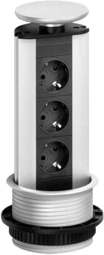 Evoline stopcontact voor tafel of keukenblad type EVO3ST, Ophalen of Verzenden, Nieuw, 50 tot 100 cm, Minder dan 100 cm