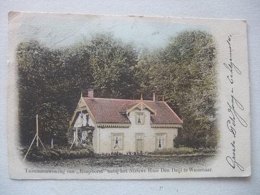P243 Wassenaar - Tuinmanswoning Raaphorst - 1902, Verzenden, Voor 1920, Gelopen, Zuid-Holland