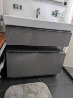 Badkamermeubel met wastafel 90cm, Ophalen, Minder dan 50 cm, Minder dan 100 cm, Wasbak of Wastafel