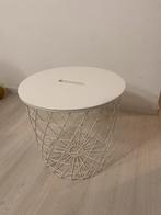 IKEA KVISTBRO Storage table, white, 44 cm - The Hague, Huis en Inrichting, Ophalen, Zo goed als nieuw, Rond, Minder dan 55 cm