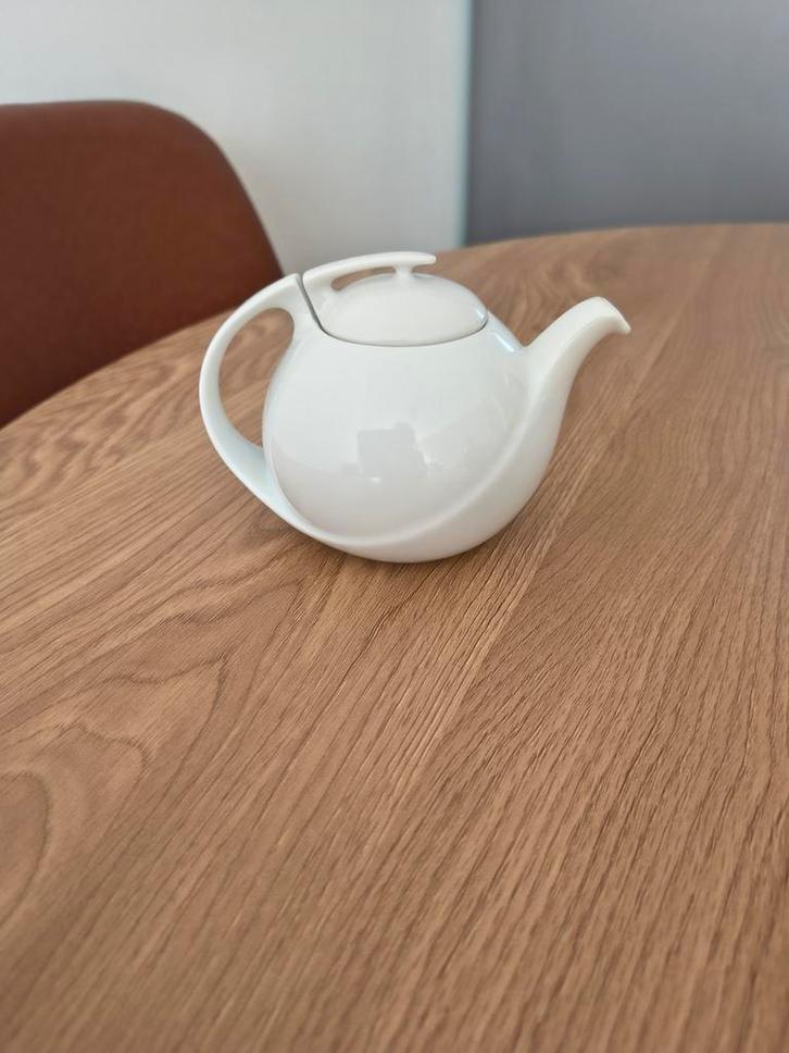 Mini theepot, Douwe Egberts, Seltmann Weiden Saturn, vintage, Huis en Inrichting, Keuken | Potten en Pannen, Nieuw, Pot, Bus of Blik