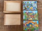 Houten puzzels, Kinderen en Baby's, Speelgoed | Houten speelgoed, Ophalen of Verzenden, Gebruikt