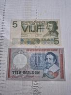 Nederland 5 en 10 gulden Bankbiljetten, Postzegels en Munten, Bankbiljetten | Nederland, Ophalen of Verzenden, 5 gulden, Setje