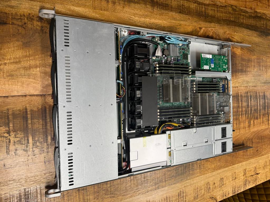 Supermicro Server: 2x E5-2630 V2, 256GB RAM, 2x 750W PSU, Computers en Software, Servers, Gebruikt, 2 tot 3 Ghz, Hot swappable onderdelen