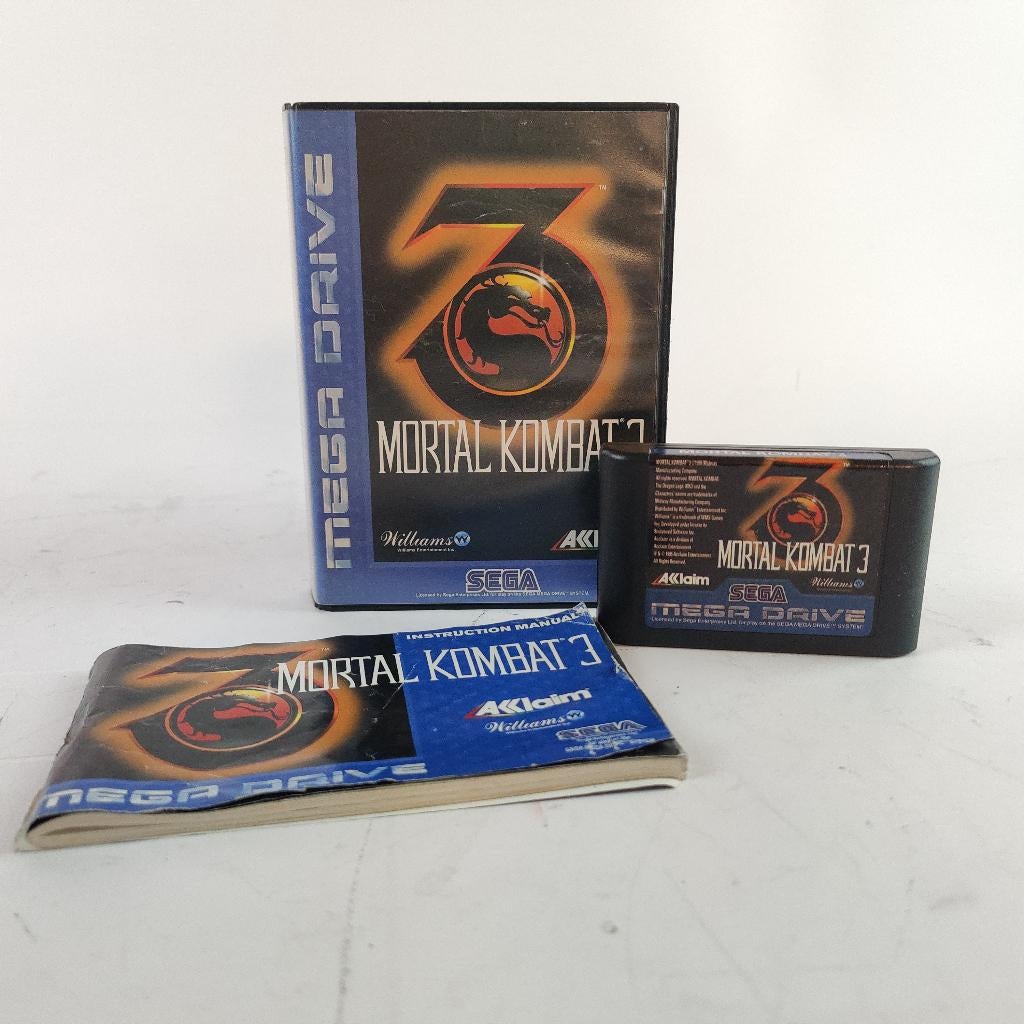 Mortal Kombat 3 Sega Compleet || Nu voor maar € 59.99, Gebruikt, Vanaf 18 jaar, Vechten, 2 spelers