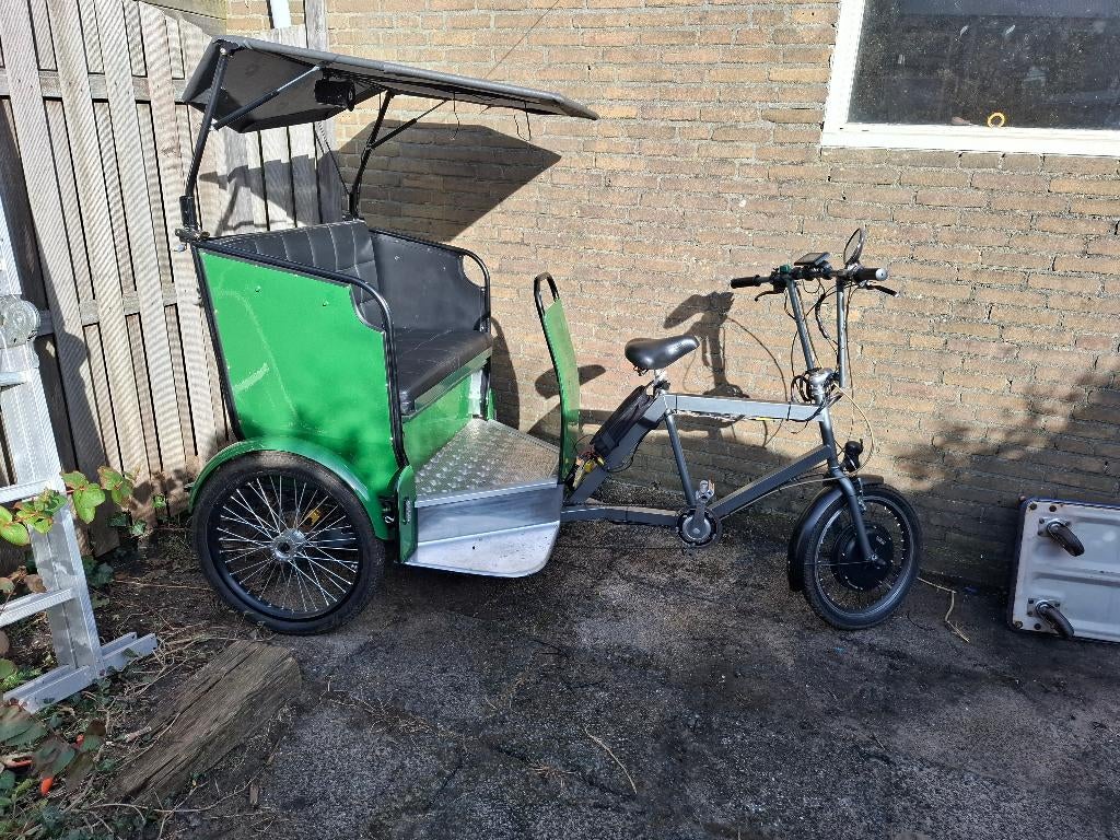 fiets taxi Riksja met 1500watt hub motor, Ophalen, Zo goed als nieuw, 2 kinderen, Elektrisch