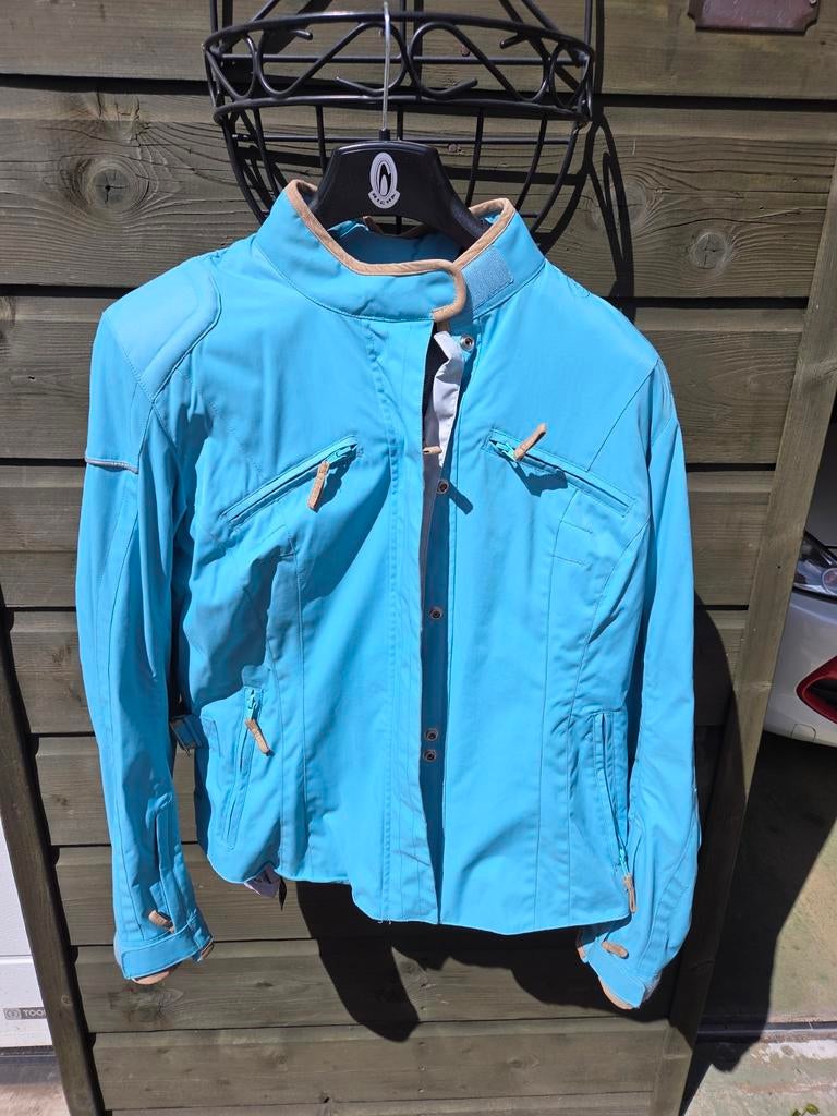 Richa motorjas DXL dames - Blauw, Motoren, Jas | textiel, Ophalen of Verzenden, Richa, Dames