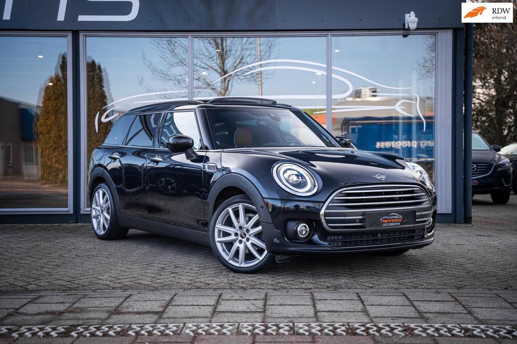 Mini Mini Clubman 1.5 Cooper Richmond Park|Carplay|Leder|Sch, Gebruikt, Blauw, Leder, 3 cilinders