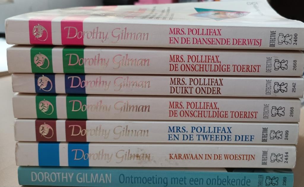 7 boeken van de schrijfster Dorothy Gilman, Boeken, Ophalen of Verzenden, Gelezen, Dorothy Gilman