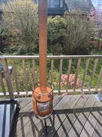 Vuurpot gemaakt van gasfles, Ophalen