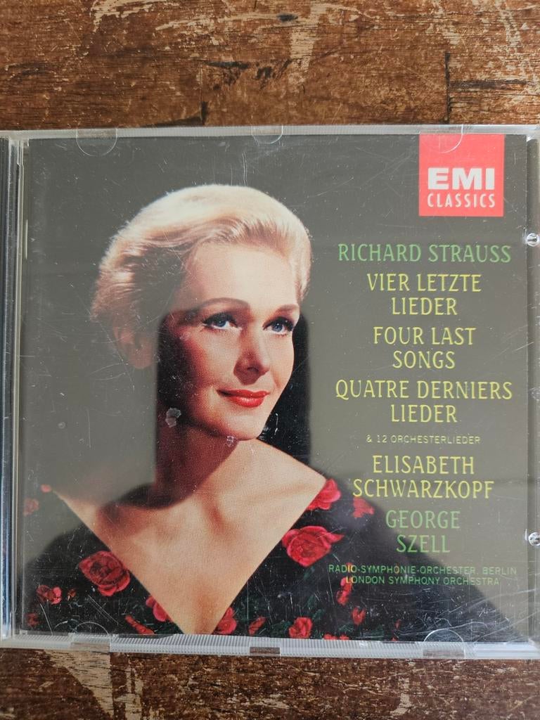 Richard Strauss - Vier Letzte Lieder - Elisabeth Schwarzkopf, Ophalen of Verzenden, Modernisme tot heden, Zo goed als nieuw, Vocaal