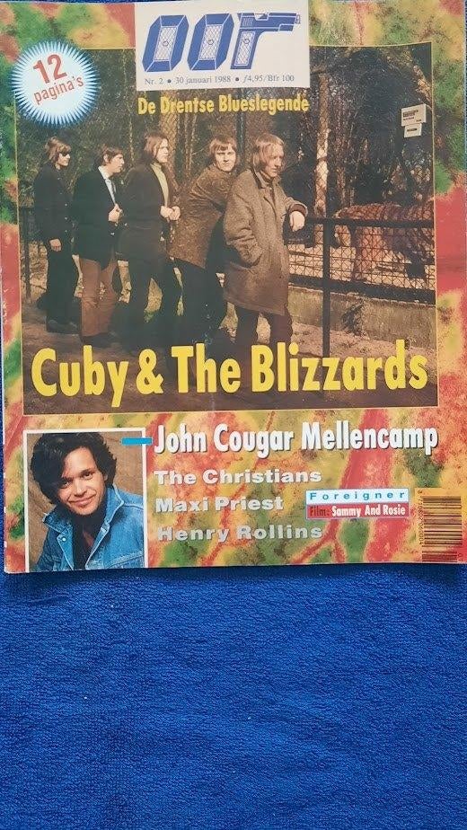 OOR 2-1988 Cuby Blizzards Mellencamp Christians Maxi Priest, Boeken, Ophalen of Verzenden, Zo goed als nieuw, Muziek, Film of Tv