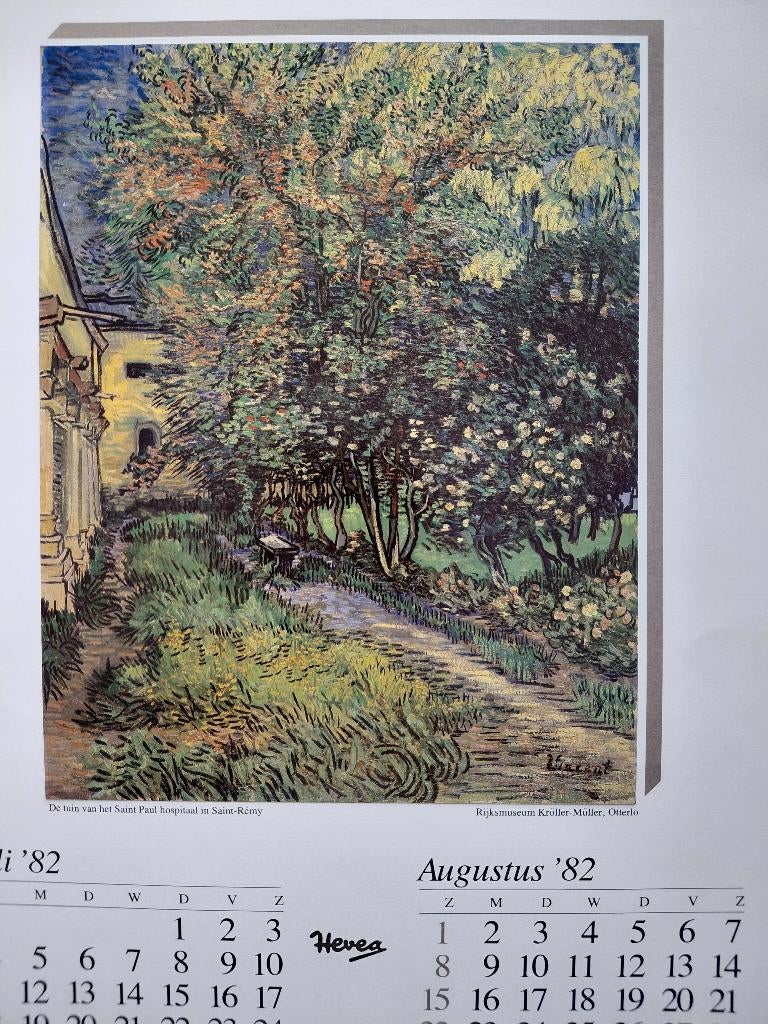 VAKA kunstkalender (enkele voorbeelden), Ophalen of Verzenden, Jaarkalender, Zo goed als nieuw