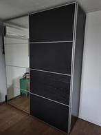 IKEA Pax kast schuifdeuren (spiegel en zwart hout), Ophalen, Met deur(en), Gebruikt, 150 tot 200 cm