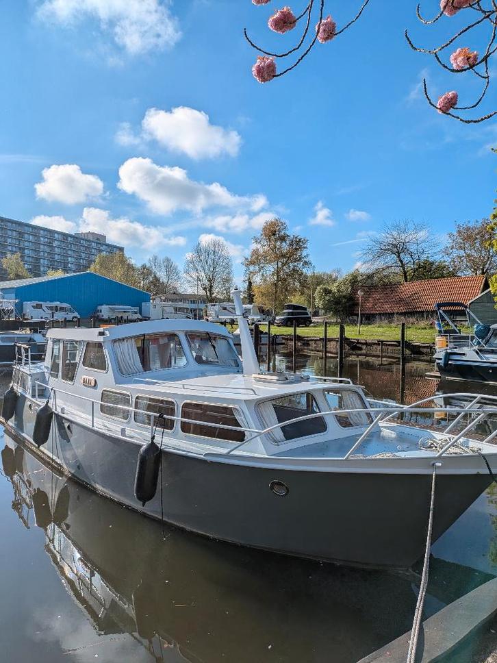 Stalen motorkruiser Kempala 11.50 GSAK, Watersport en Boten, Motorboten en Motorjachten, Gebruikt, Staal, 9 tot 12 meter, Diesel