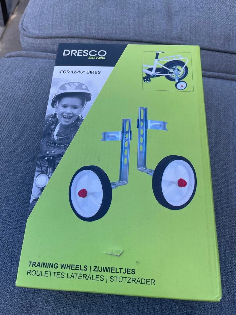 Dresco zijwieltjes 12-16 inch ginsterveld of bergen op zoom, Ophalen of Verzenden, Nieuw