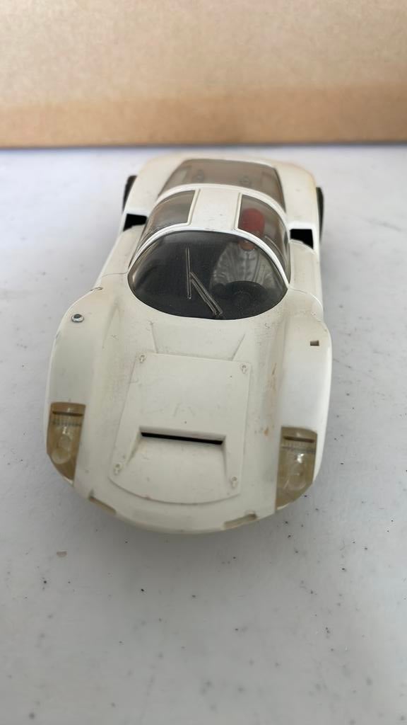 Fleischmann witte Porsche 3220 meesturend, Ophalen of Verzenden, Gebruikt, Elektrisch, Fleischmann