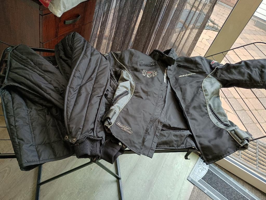 Motorjassen dames en rugband/nierband, Ophalen, Tweedehands, Dames, Jas | textiel