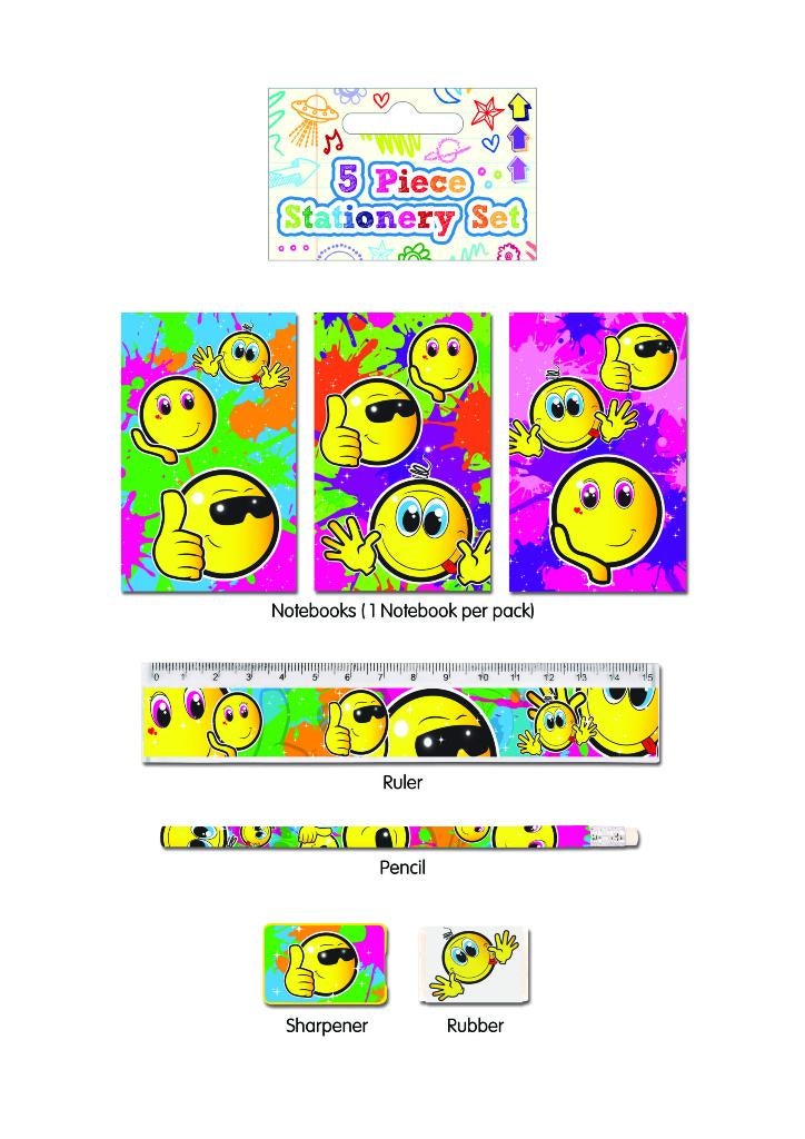 PARTIJ SMILE SCHRIJFWARENSET 5 DELIG, ., Nieuw, Ophalen of Verzenden, .