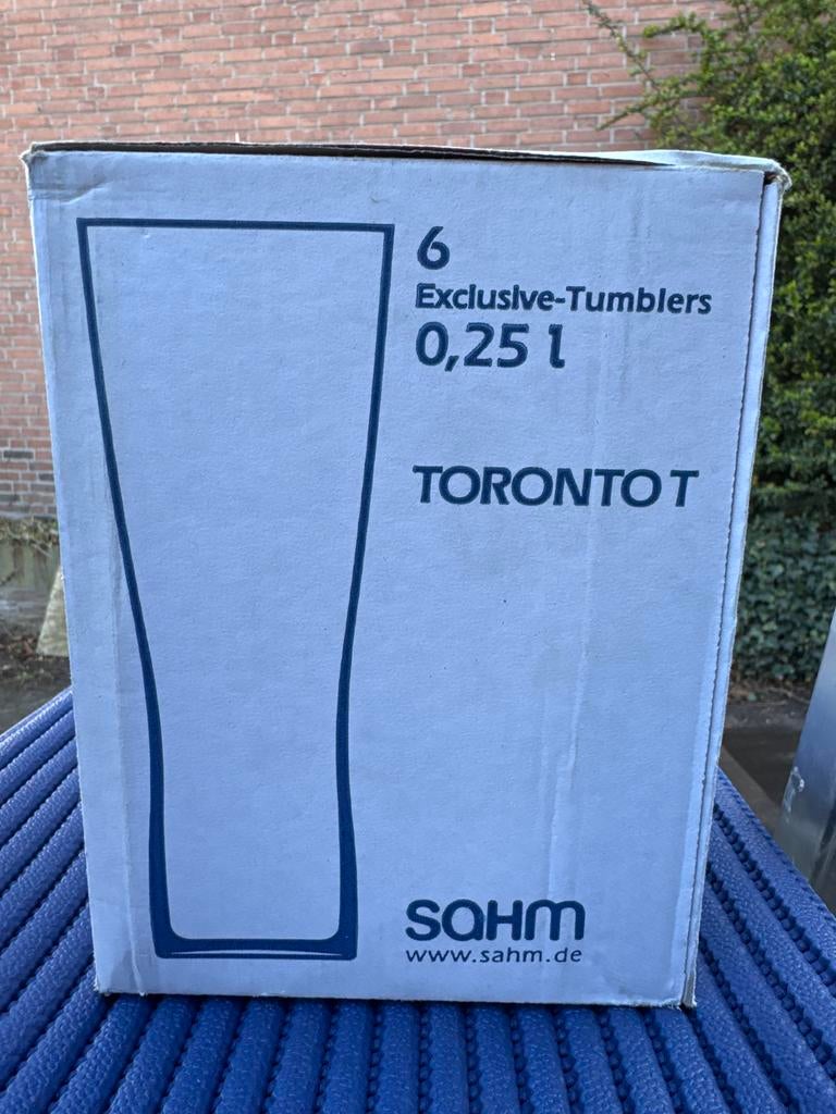 Set van 6 Paulaner München bierglazen 0,25L PAUL’s, Ophalen of Verzenden, Nieuw, Gebruiksvoorwerp