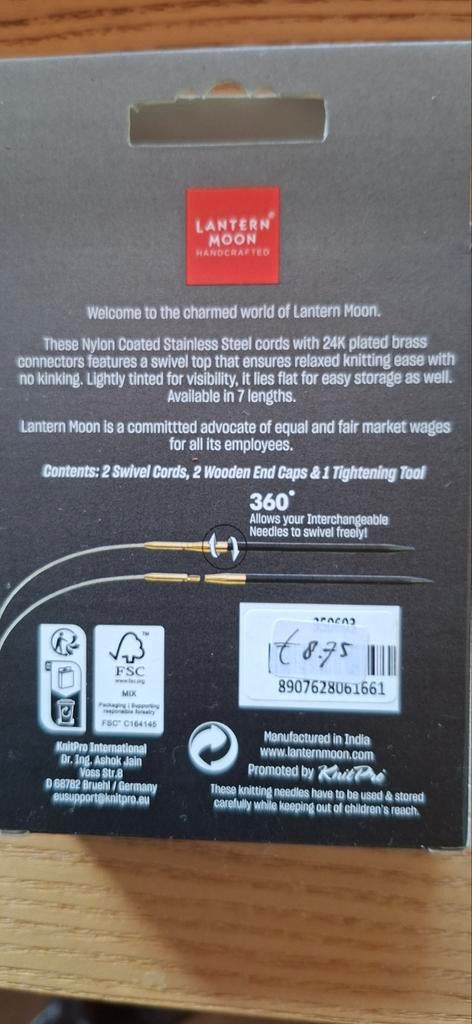 Breipennen rond, ebbenhout, mooie kwaliteit, fijn in de hand, Ophalen of Verzenden, Nieuw, Breien of Haken, Overige typen