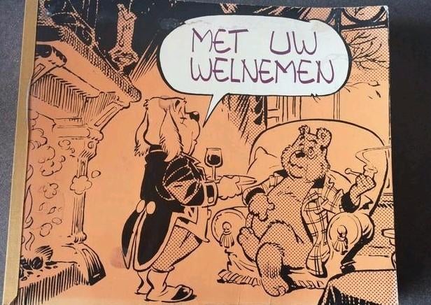 Marten Toonder - Met uw Welnemen - 3 verhalen van O.B.B., Eén stripboek, Ophalen of Verzenden, Gelezen, Marten Toonder