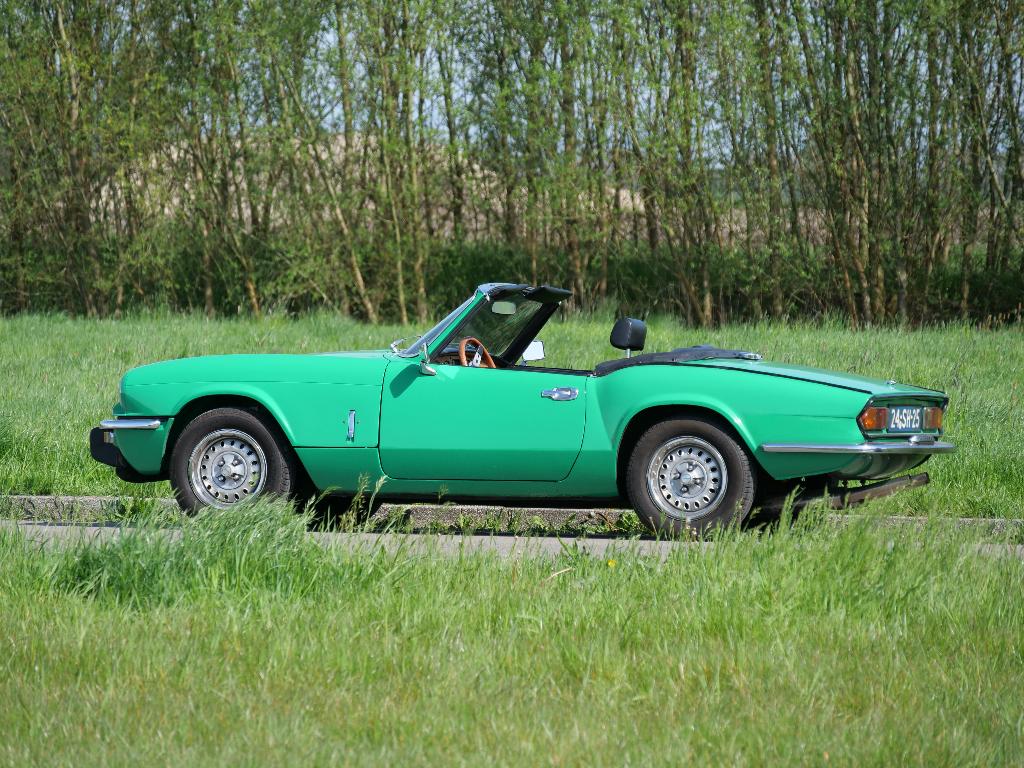 Triumph Spitfire 1500 van 1976 met overdrive, Zwart, 4 cilinders, Cabriolet, Origineel Nederlands
