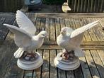 Twee mooie redelijk gave bisquit porseleinen duiven., Antiek en Kunst, Antiek | Porselein, Ophalen of Verzenden