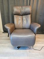 Himolla sta-op stoel leer elektrisch incl. accu, Ophalen, 75 tot 100 cm, Leer, 50 tot 75 cm