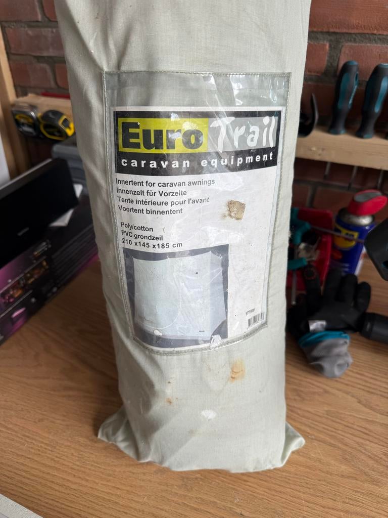 Euro Trail Binnentent voor voortent compleet, Ophalen of Verzenden, Zo goed als nieuw