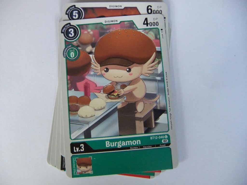 Digimon bandai  Burgamon  BT12-046, Verzenden, Zo goed als nieuw