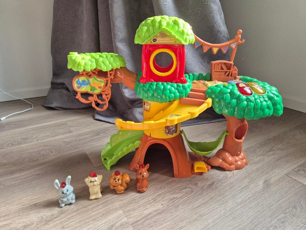 VTech Zoef Zoef Dieren Boomhut, Kinderen en Baby's, Speelgoed | Overig, Zo goed als nieuw, Jongen of Meisje, Ophalen