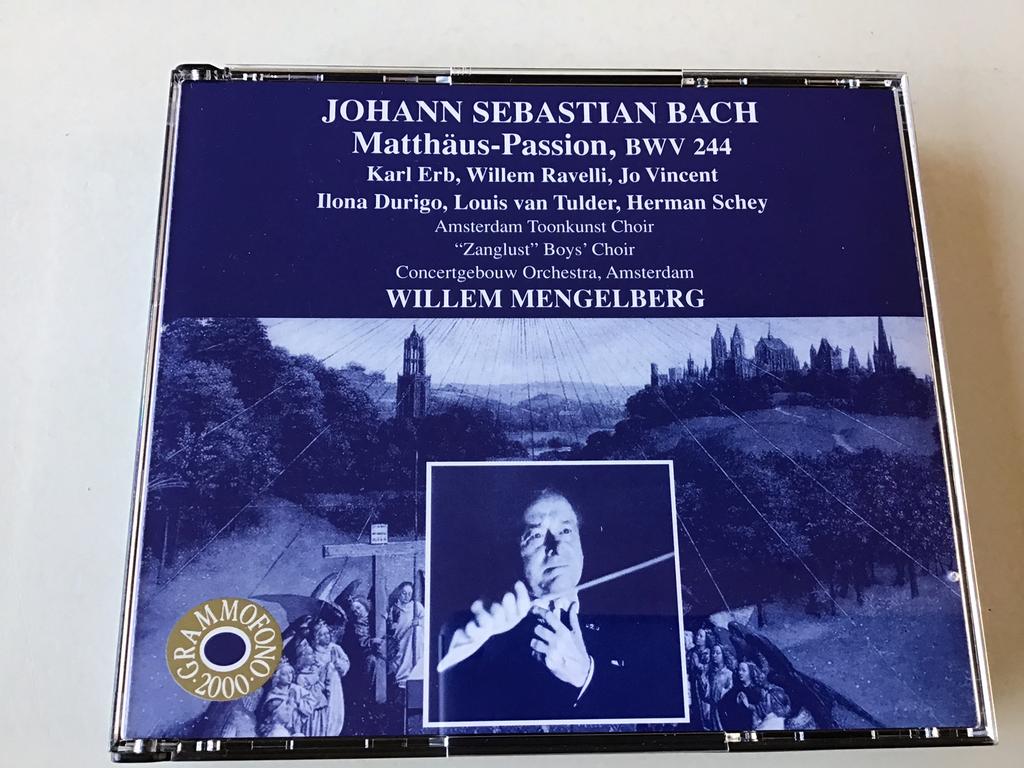 Bach Matthäus Passion/Erb/Ravelli etc. Willem Mengelberg 3CD, Cd's en Dvd's, Ophalen of Verzenden, Barok, Zo goed als nieuw, Overige typen