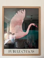 Lijst met poster “Fuir le Chaos” zwaan 65x85 cm, Ophalen