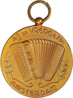 Historische medaille A.J. de Vreng & Zns Amsterdam aUNC, Ophalen of Verzenden, Overige materialen, Nederland