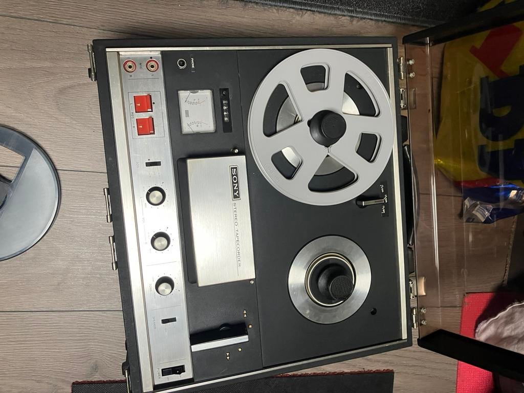 Sony bandenspeler tapecorder, Audio, Tv en Foto, Bandrecorders, Ophalen of Verzenden, Bandrecorder