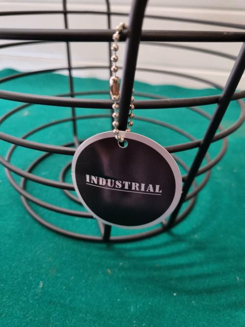 -	Mand industrieel zwart fruitmand, Ophalen of Verzenden, 'T Olde Gre-j, Info@toldegrej.nl, Endepoelstraat 20f Didam