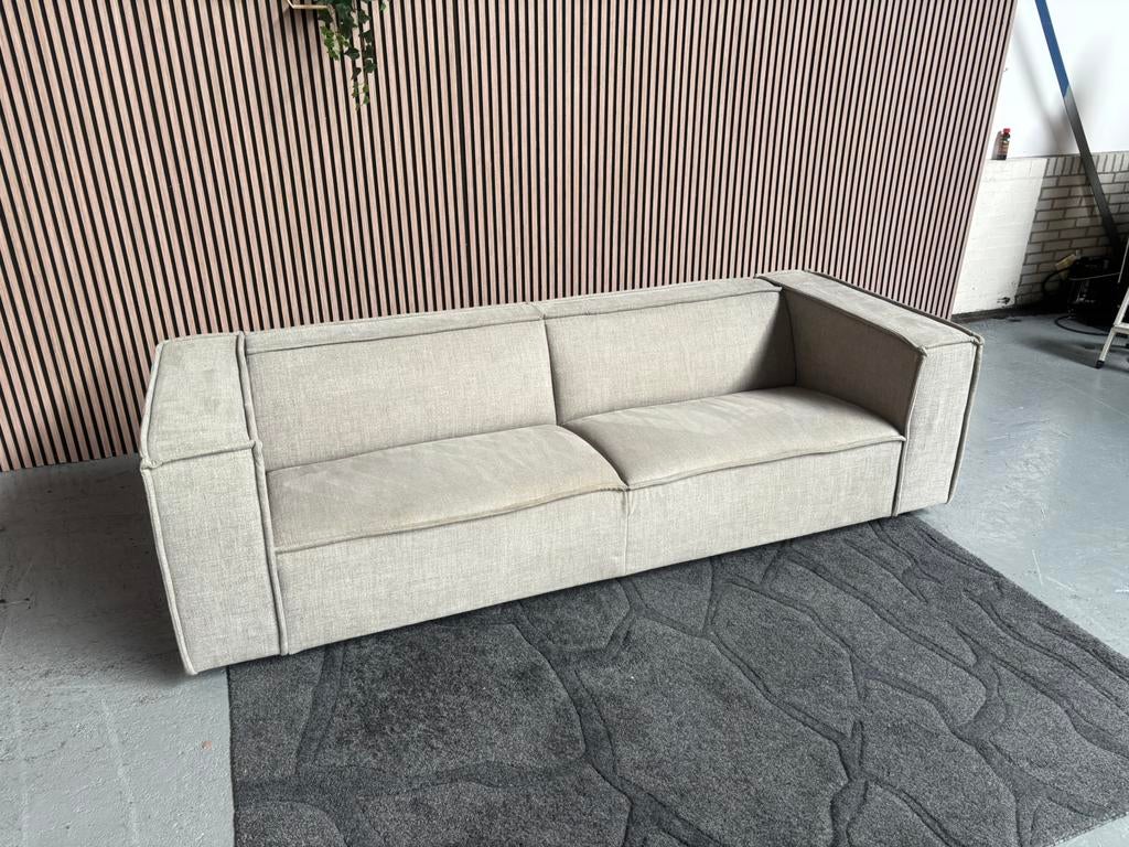 GRATIS LEVERING By Sidde Sommer Bank Grijs 252x100 GEREINIGD, 250 tot 300 cm, 75 tot 100 cm, Ophalen of Verzenden, Zo goed als nieuw