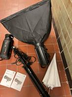 Jinbei Millennia II MII-250 en MII-600 flitslampen set, Ophalen, Zo goed als nieuw, Lamp of Flitsset