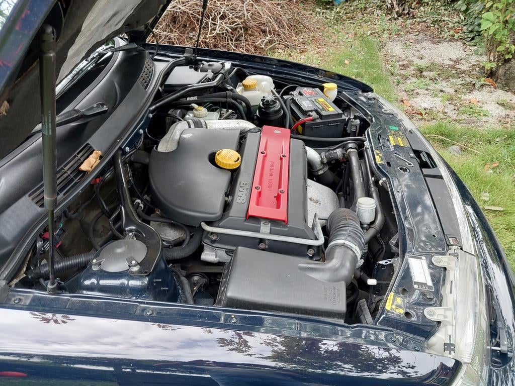 Saab 9-3 2.0 T Coupe 2000, donor auto of restauratie project, Auto's, Saab, Voorwielaandrijving, 4 cilinders, 1290 kg, Blauw