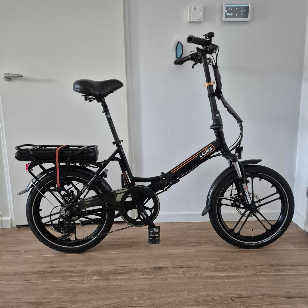 2x Z.G.A.N. Lacros S400 elektrische vouwfietsen (17,5ah), Fietsen en Brommers, Versnellingen, Zo goed als nieuw, Ophalen, Overige merken