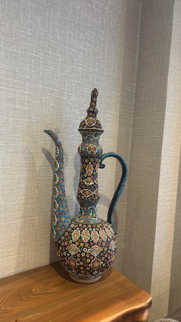 Vaas, Ophalen, Overige kleuren, Aardewerk of Porselein, Zo goed als nieuw