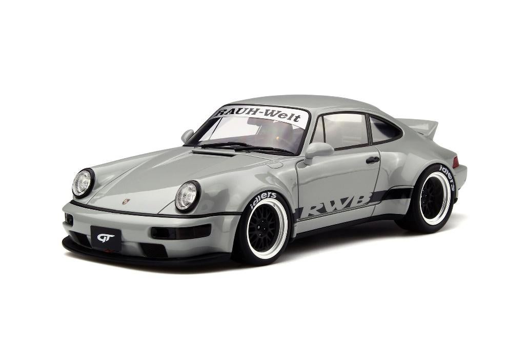 GT spirit GT187 Porsche 964 RWB Ducktail Grey, Ophalen of Verzenden, Nieuw, Auto, Overige merken