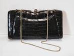 Handtas in krokodil leer., Ophalen of Verzenden, Zo goed als nieuw, Handtas